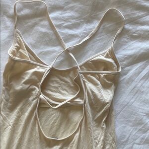 Elegant Cream Slip Dress